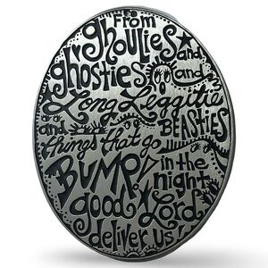 Marcie Pewter Goodnight Blessing Wall Plaque